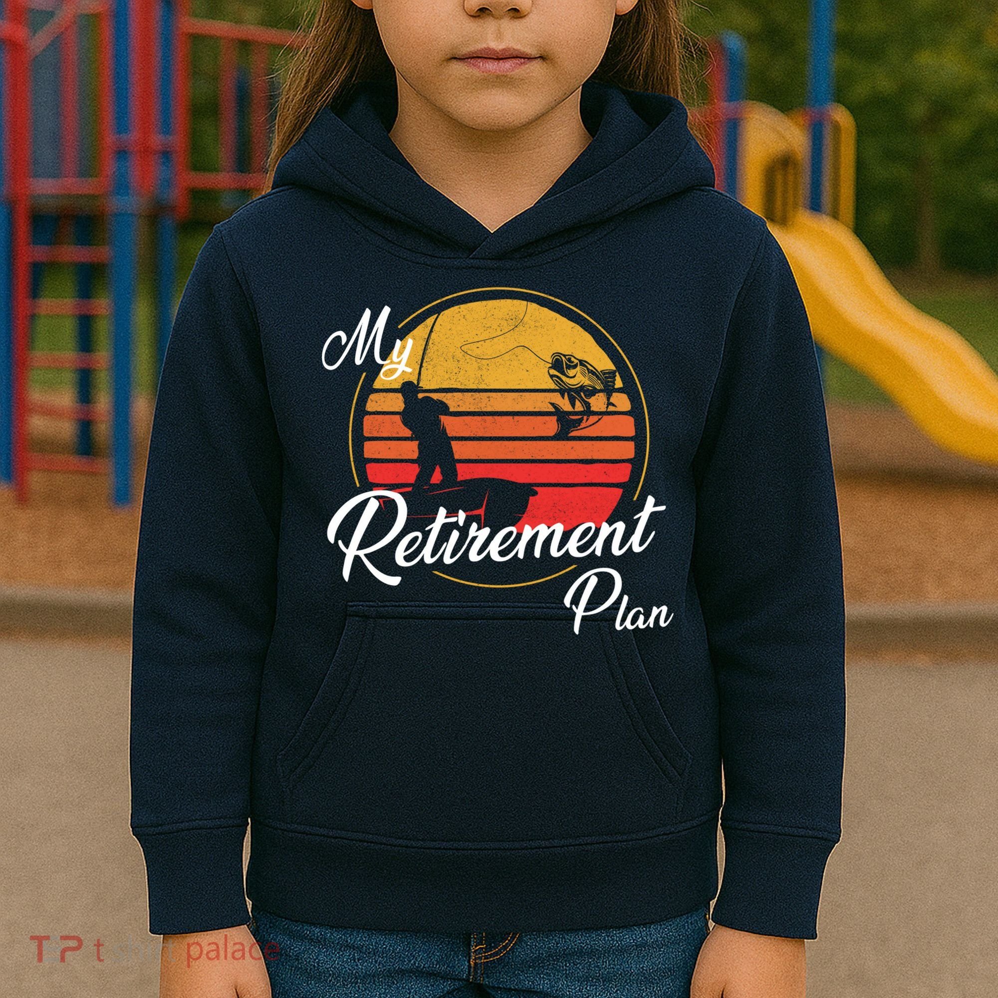 My Retirement Plan - Fishing Kids Hoodie
