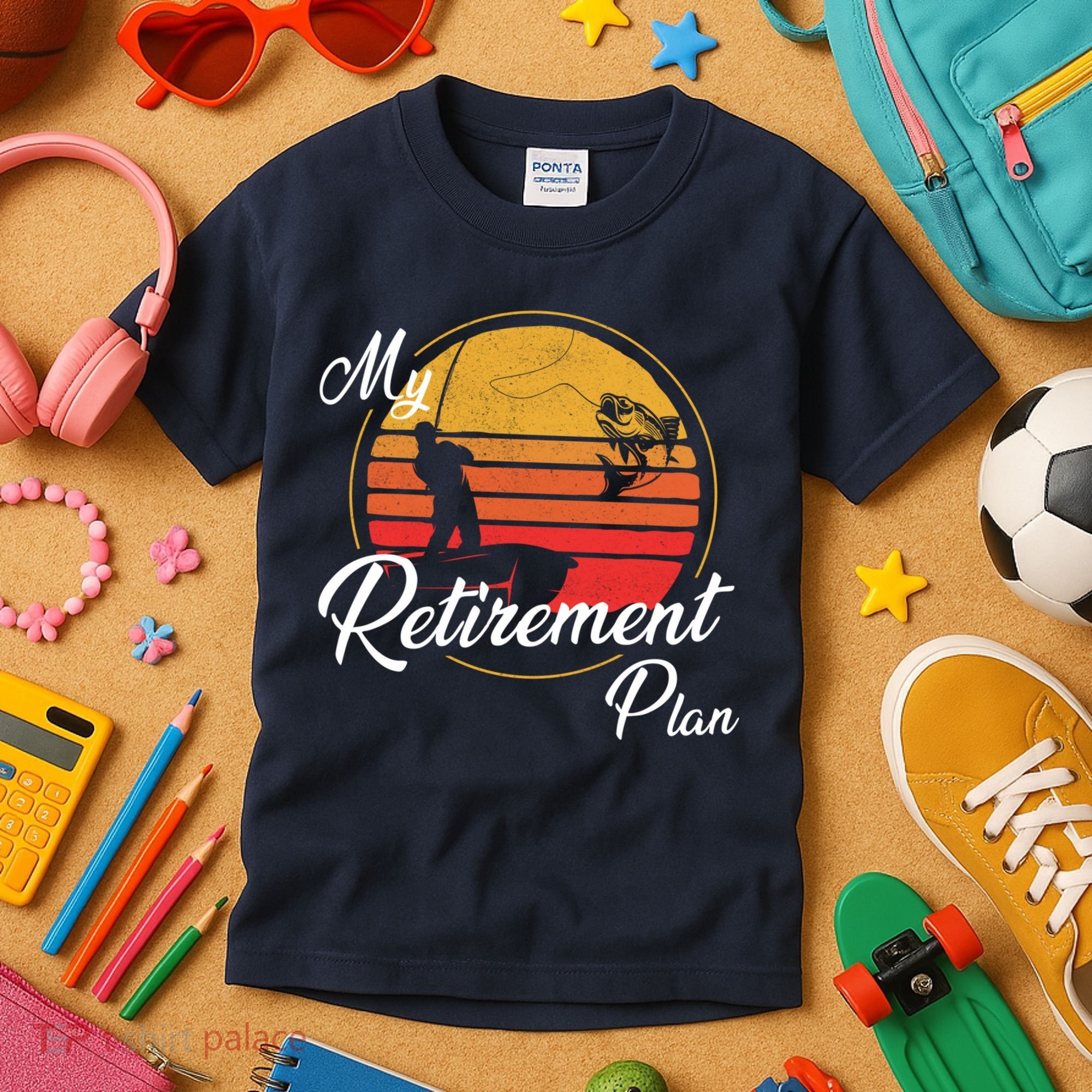My Retirement Plan - Fishing Kids T-Shirt