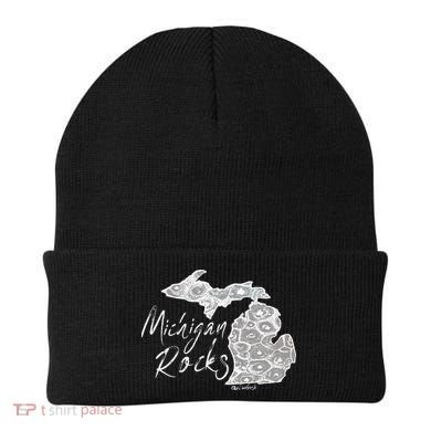 MICHIGAN ROCKS PETOSKEY STONE Beanie