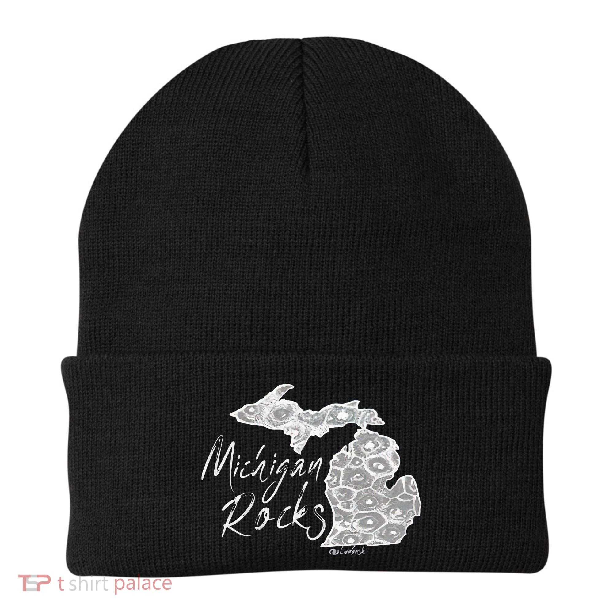 MICHIGAN ROCKS PETOSKEY STONE Beanie