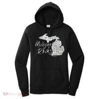 MICHIGAN ROCKS PETOSKEY STONE Women's Hoodie thumb 0