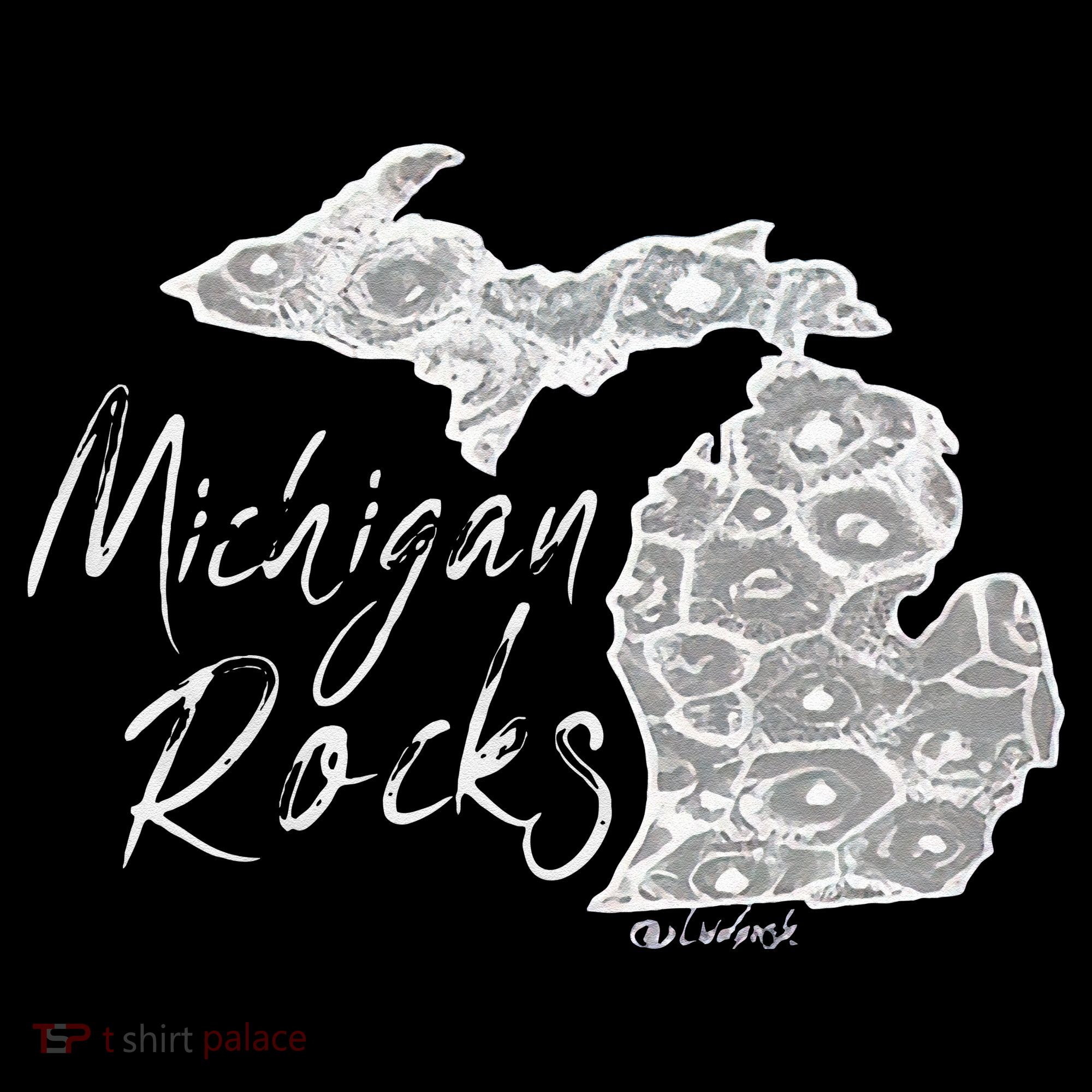 MICHIGAN ROCKS PETOSKEY STONE Women's Hoodie
