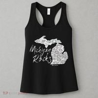 MICHIGAN ROCKS PETOSKEY STONE Women's Tank Top thumb 3
