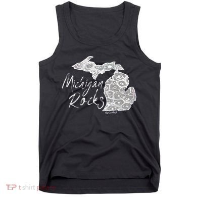 MICHIGAN ROCKS PETOSKEY STONE Tank Top