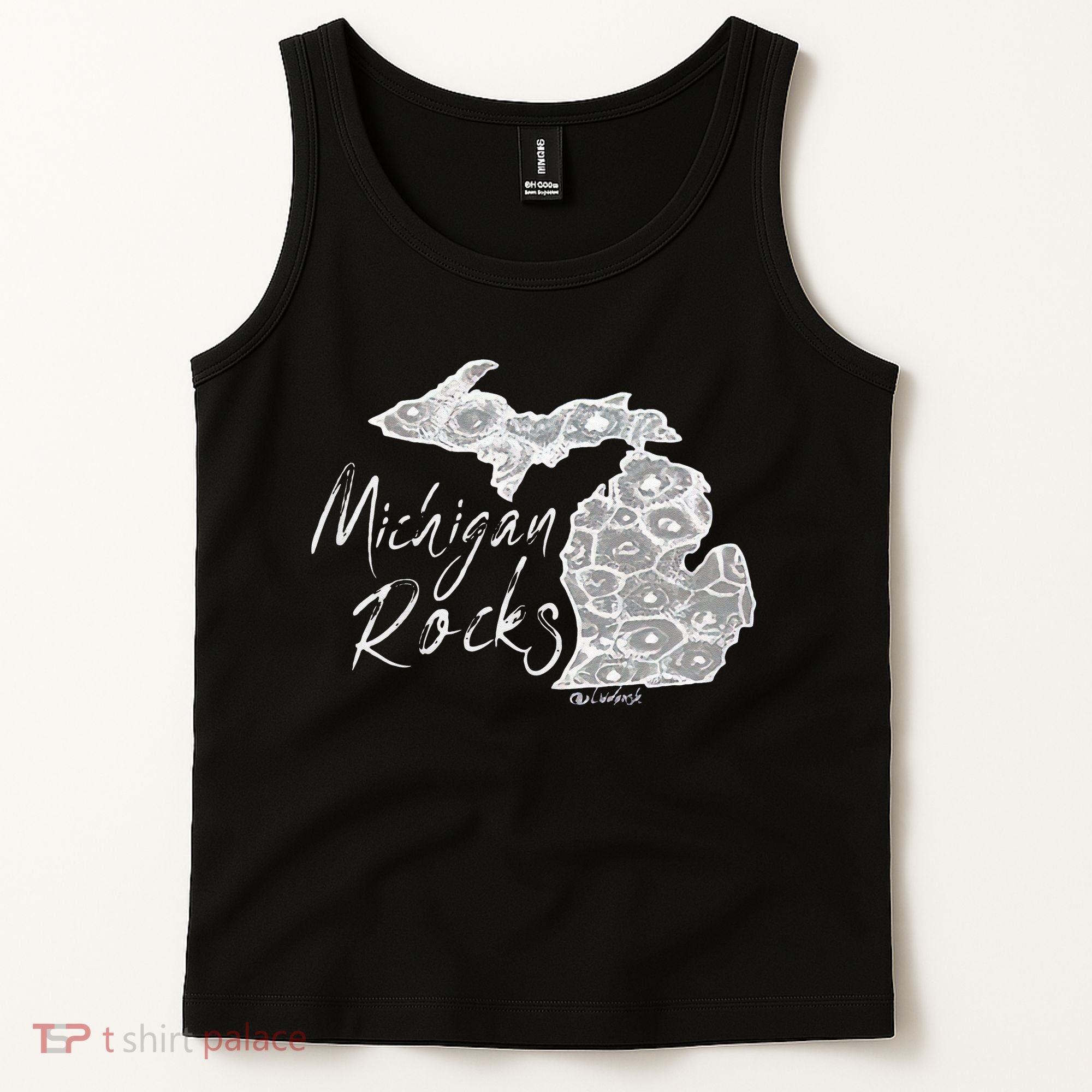 MICHIGAN ROCKS PETOSKEY STONE Tank Top