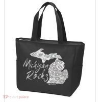 MICHIGAN ROCKS PETOSKEY STONE Tote Bag thumb 3