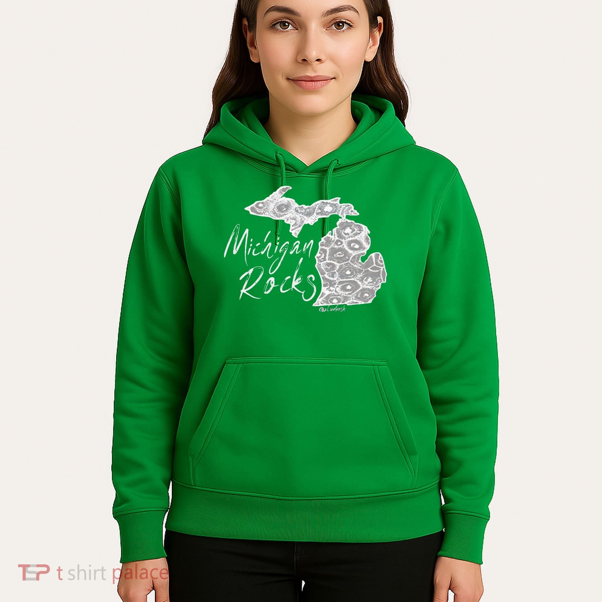 MICHIGAN ROCKS PETOSKEY STONE Hoodie