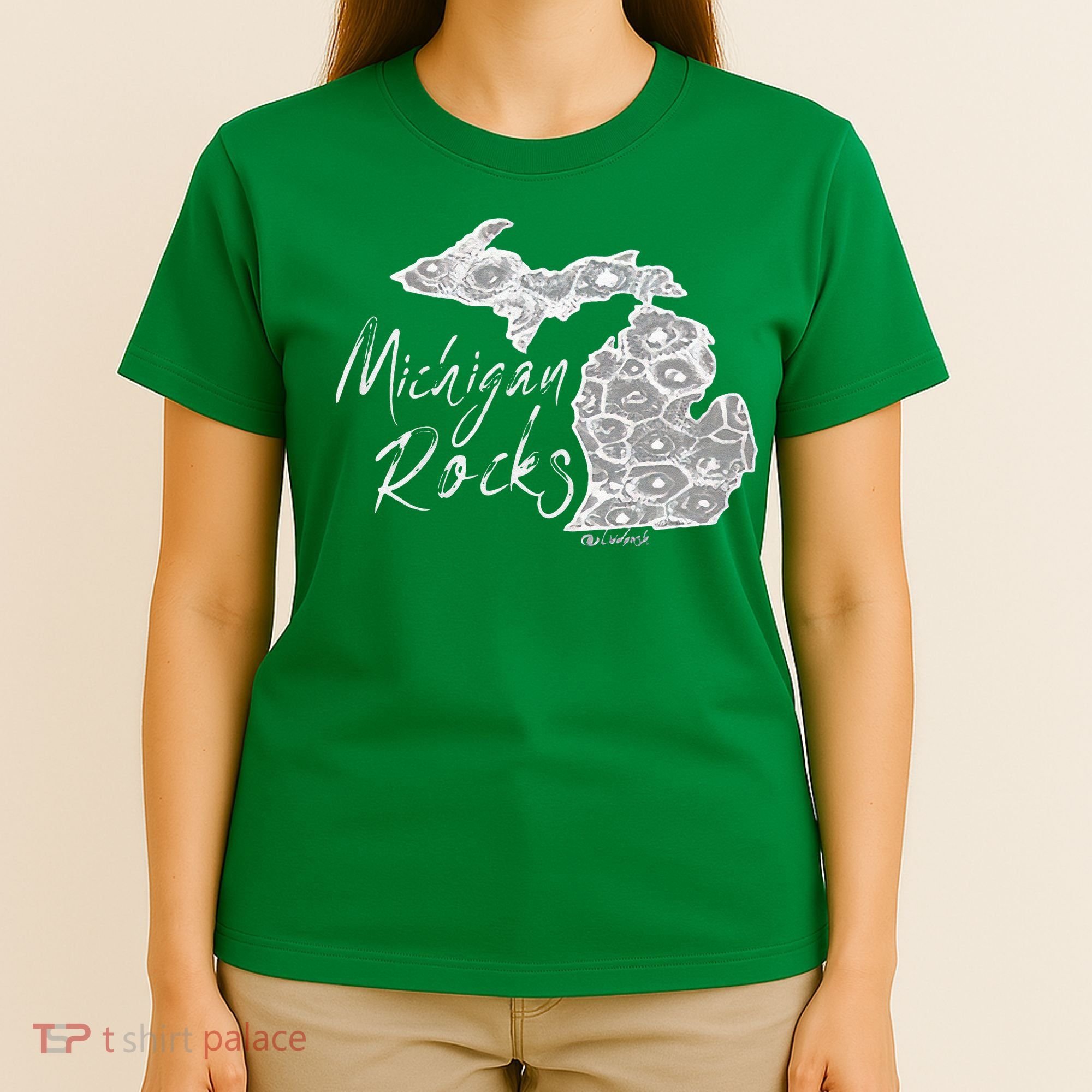 MICHIGAN ROCKS PETOSKEY STONE T-Shirt