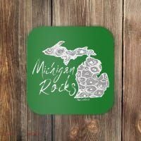 MICHIGAN ROCKS PETOSKEY STONE Coaster thumb 0