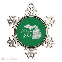 MICHIGAN ROCKS PETOSKEY STONE Ornament thumb 0