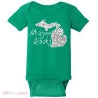 MICHIGAN ROCKS PETOSKEY STONE Baby Bodysuit thumb 0