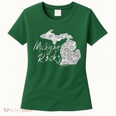 MICHIGAN ROCKS PETOSKEY STONE Women's T-Shirt