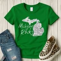 MICHIGAN ROCKS PETOSKEY STONE Women's T-Shirt thumb 3