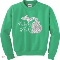 MICHIGAN ROCKS PETOSKEY STONE Kids Sweatshirt thumb 0