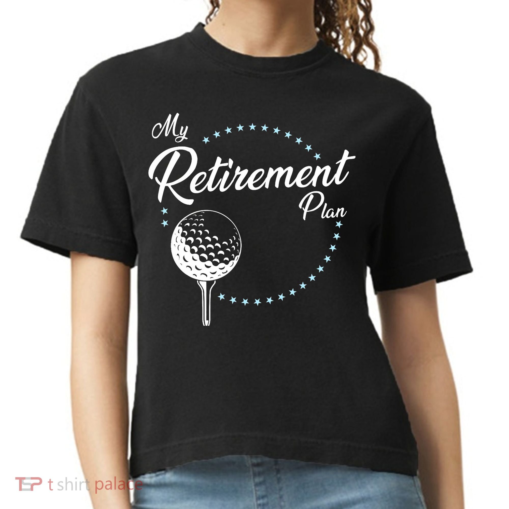 My Retirement Plan - Golf Comfort Colors Boxy T-Shirt