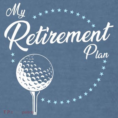 My Retirement Plan - Golf Comfort Colors Garment-Dyed Hooded Sweatshirt