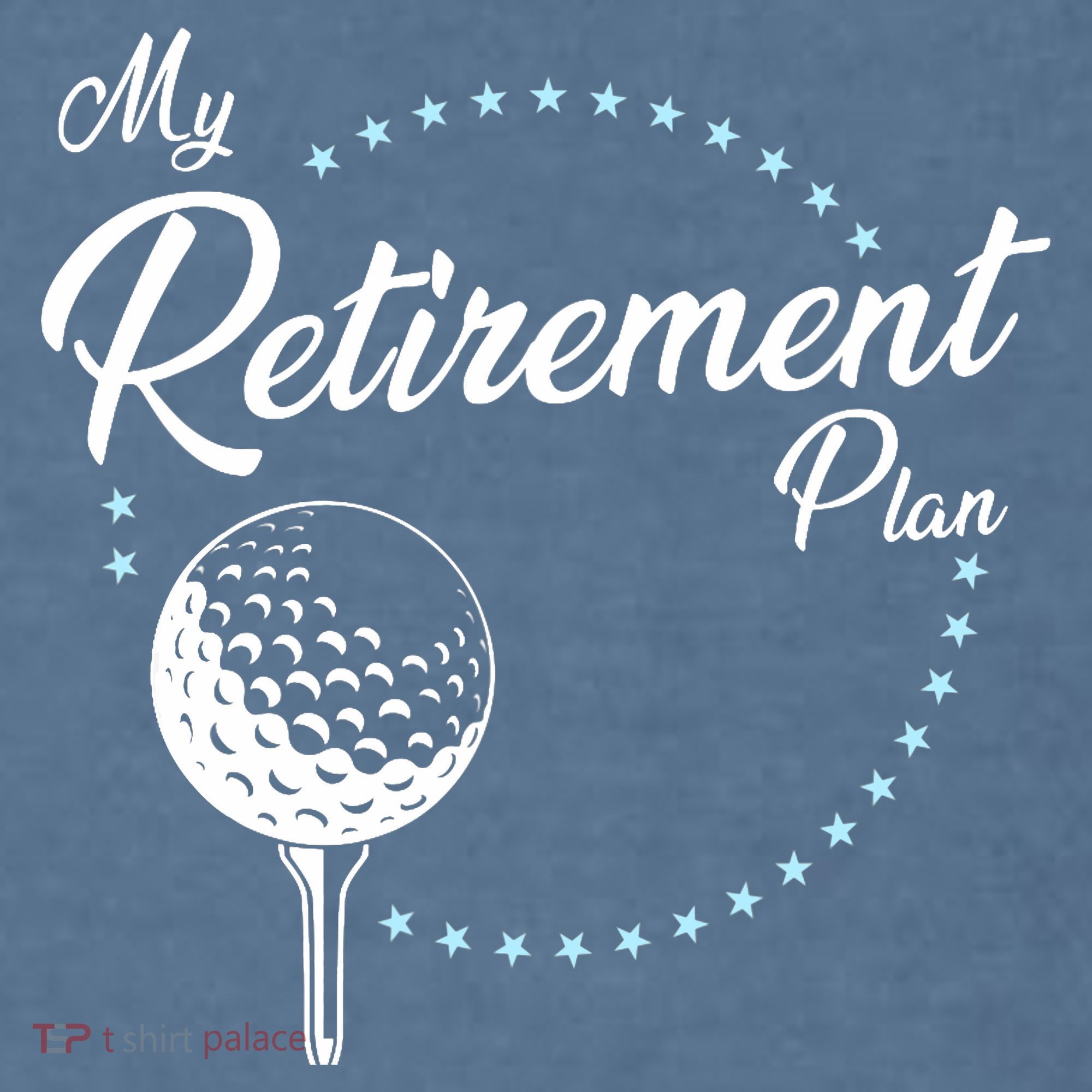 My Retirement Plan - Golf Comfort Colors Garment-Dyed Hooded Sweatshirt