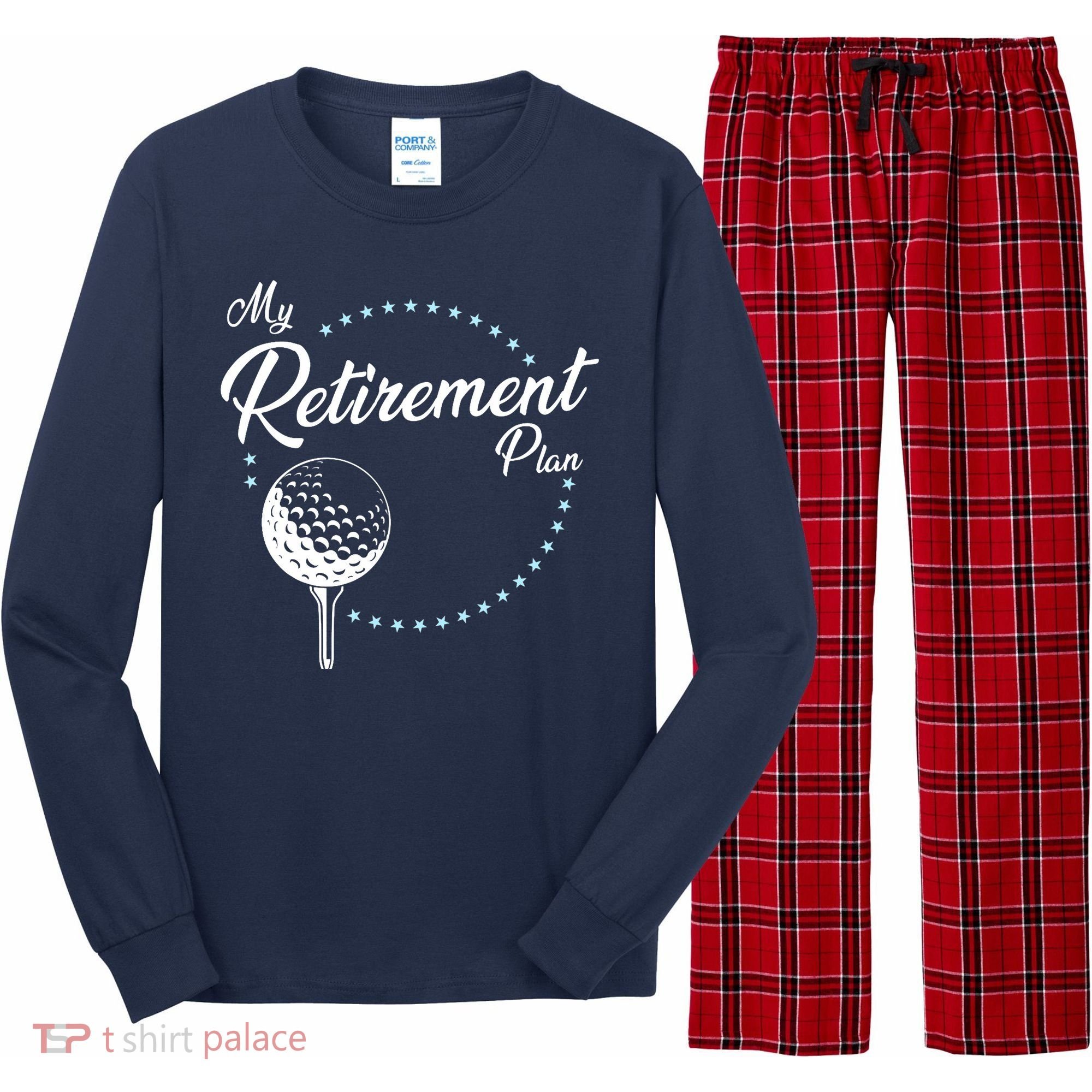 My Retirement Plan - Golf Long Sleeve Pajama Set