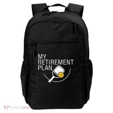 My Retirement Plan Funny Pickleball Backpack