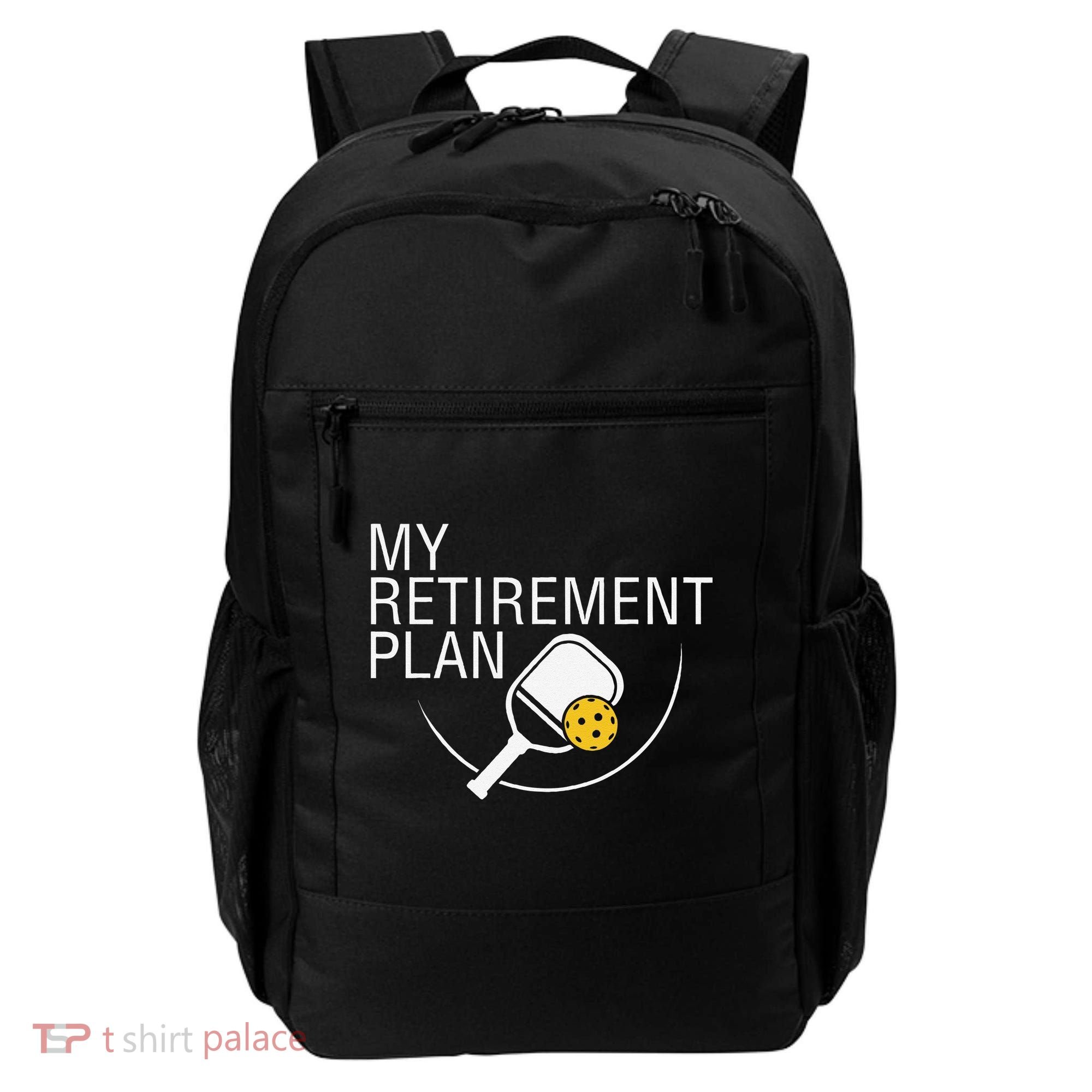 My Retirement Plan Funny Pickleball Backpack