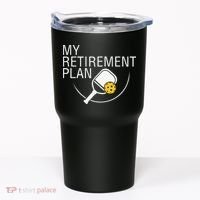 My Retirement Plan Funny Pickleball Tumbler thumb 0