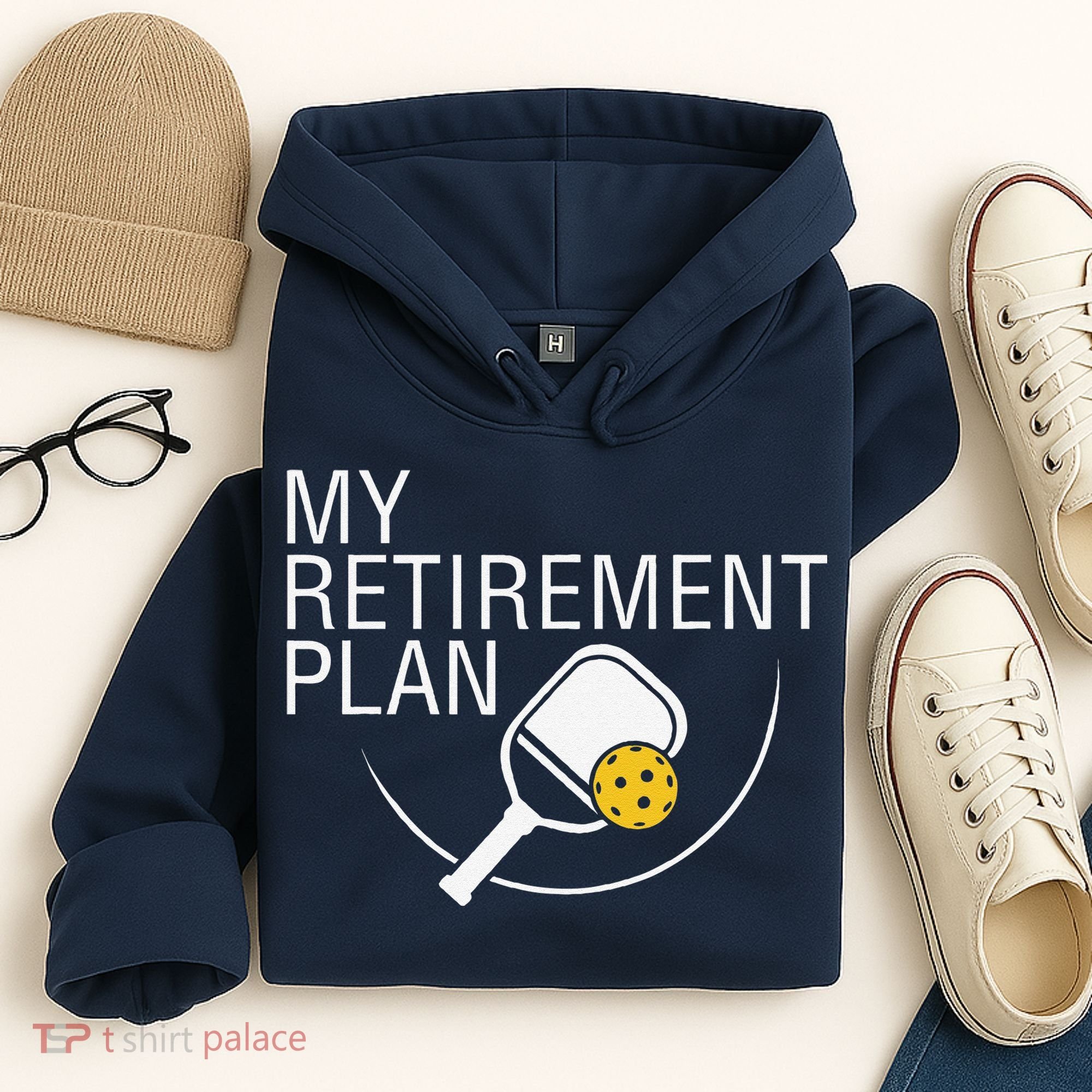 My Retirement Plan Funny Pickleball Hoodie