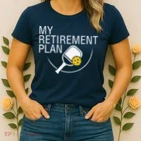 My Retirement Plan Funny Pickleball Women's T-Shirt thumb 2