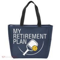 My Retirement Plan Funny Pickleball Tote Bag thumb 0