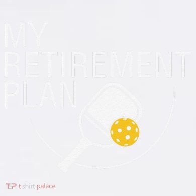 My Retirement Plan Funny Pickleball Comfort Colors Garment-Dyed Hooded Sweatshirt