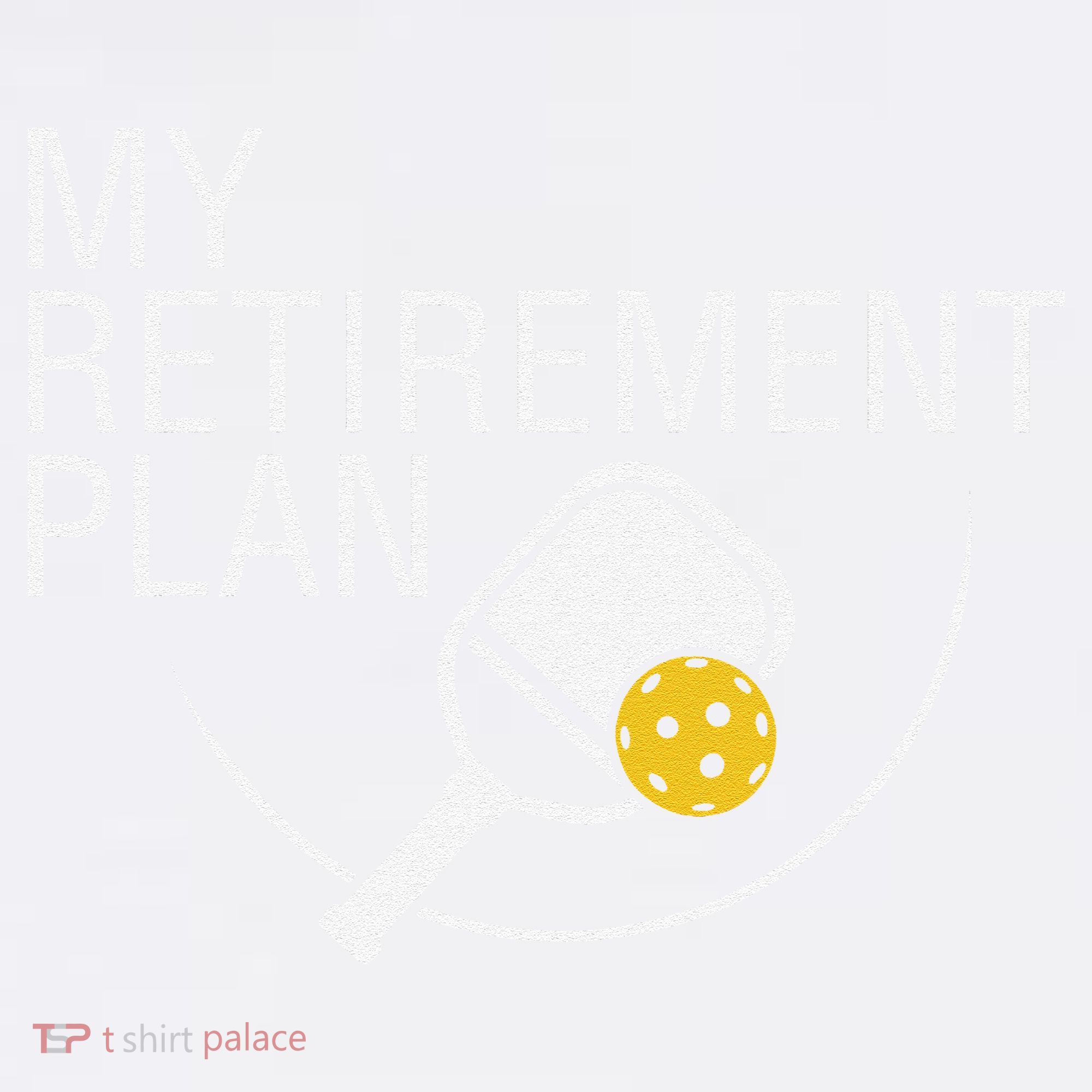 My Retirement Plan Funny Pickleball Comfort Colors Garment-Dyed Hooded Sweatshirt