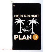 My Retirement Plan B Crypto Btc Trader Bitcoin Investor Golf Towel thumb 0