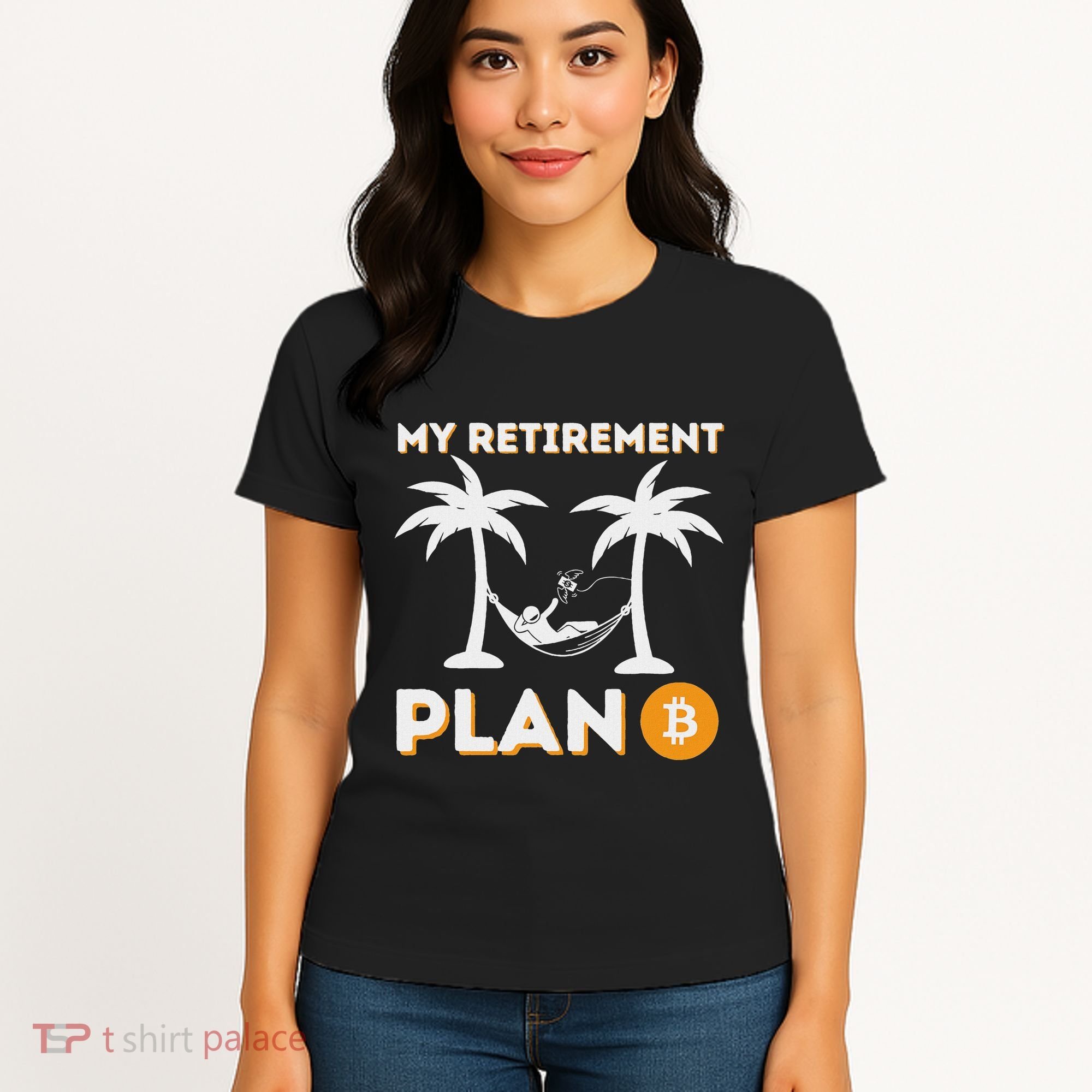My Retirement Plan B Crypto Btc Trader Bitcoin Investor Women's T-Shirt