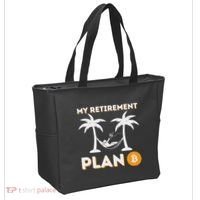 My Retirement Plan B Crypto Btc Trader Bitcoin Investor Tote Bag thumb 2