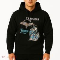 Michigan Rocks Petoskey Stone Hunting Great Lakes State Hoodie thumb 2