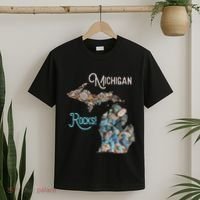 Michigan Rocks Petoskey Stone Hunting Great Lakes State T-Shirt thumb 2