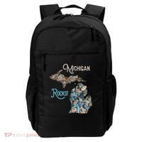 Michigan Rocks Petoskey Stone Hunting Great Lakes State Backpack thumb 0