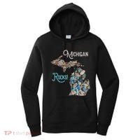 Michigan Rocks Petoskey Stone Hunting Great Lakes State Women's Hoodie thumb 0