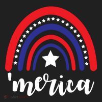 Merica Rainbow Patriotic 4th Of July Women's Sweatshirt thumb 2