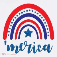 Merica Rainbow Patriotic 4th Of July Mousepad thumb 1