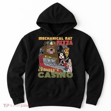 Mechanical Rat Pizza & Child Casino Hoodie