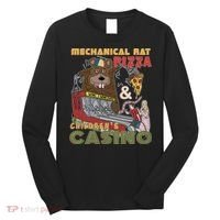 Mechanical Rat Pizza & Child Casino Long Sleeve Shirt thumb 0