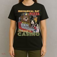 Mechanical Rat Pizza & Child Casino T-Shirt thumb 4