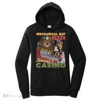 Mechanical Rat Pizza & Child Casino Women's Hoodie thumb 0