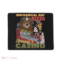 Mechanical Rat Pizza & Child Casino Mousepad thumb 0