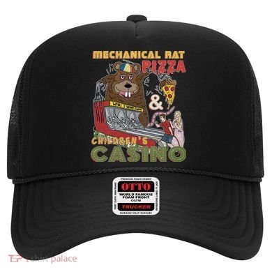 Mechanical Rat Pizza & Child Casino Hat