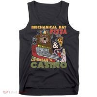 Mechanical Rat Pizza & Child Casino Tank Top thumb 0