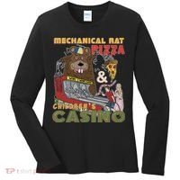 Mechanical Rat Pizza & Child Casino Women's Long Sleeve Shirt thumb 0