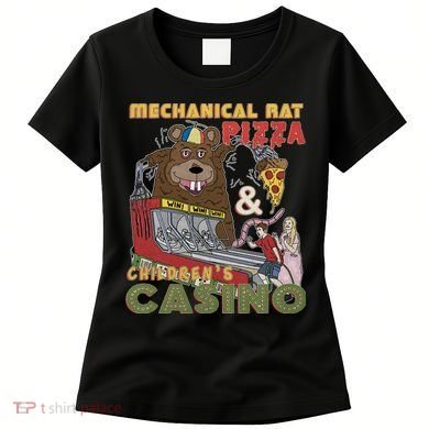 Mechanical Rat Pizza & Child Casino Women's T-Shirt