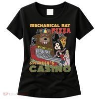Mechanical Rat Pizza & Child Casino Women's T-Shirt thumb 0