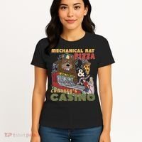 Mechanical Rat Pizza & Child Casino Women's T-Shirt thumb 4